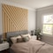 Ekena Millwork 94H x 3/8T Adjustable Wood Slat Wall Panel Kit w/ 4W Slats, Maple contains 11 Slats SWW55X94X0375MA - alternate 7